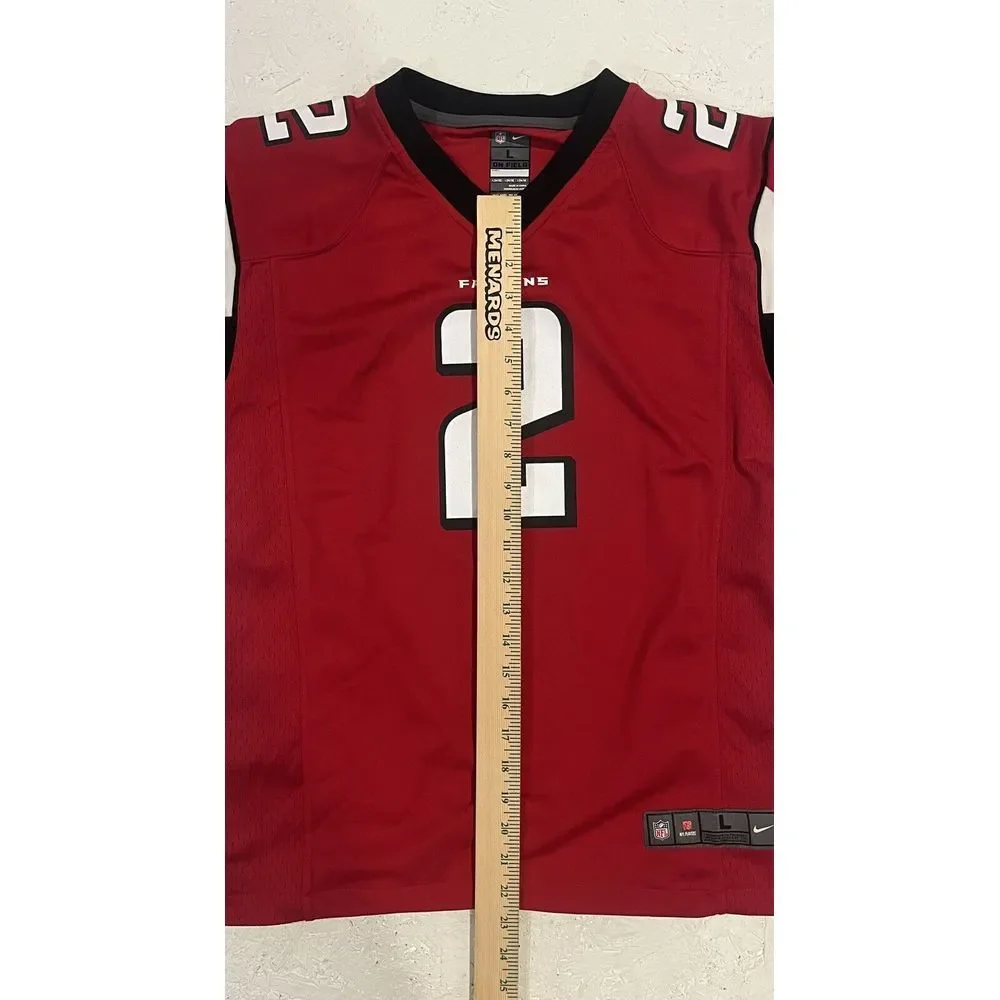 Matt‎ Ryan Atlanta Falcons Jersey Youth L Nike On Field Home Red #2 EUC